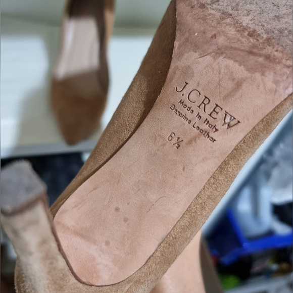 J.crew suede leather classic heels - Picture 5 of 8